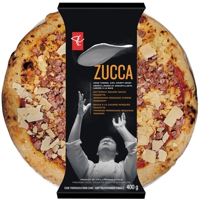 PC Black Label Zucca Premium Pizza 400 g, $2.00/100g