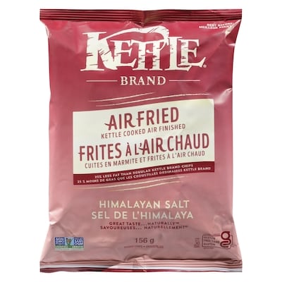 Kettle Potato Chips Himalayan Salt 156 g, $1.92/100g