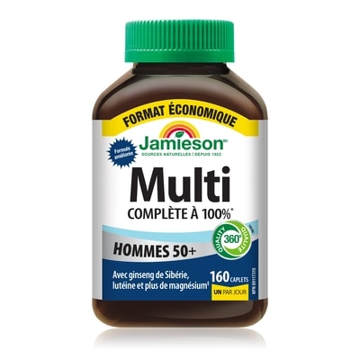 Jamieson Multi complète à 100% hommes 50+ format économique 160 ea, 0,21 $/1ch