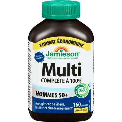 Jamieson Multi complète à 100% hommes 50+ format économique 160 ea, 0,17 $/1ch