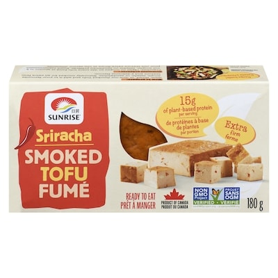 Sunrise Smoked Tofu Sriracha Flavoured 180 g, $2.77/100g