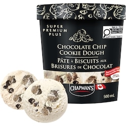 Chapmans Super Premium Plus Ice Cream Chocolate Chip Cookie Dough
