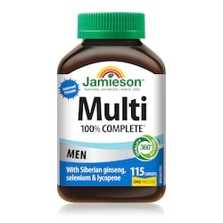 Jamieson 100% Complete Multivitamin Caplets for Men 115 ea, $0.20/1ea