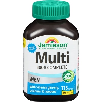 Jamieson Multi 100% Complete Men 115 ea, $0.21/1ea