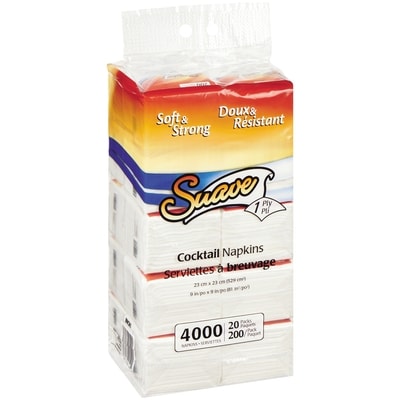 Suave Cocktail Napkins 20 ea, $1.10/1ea
