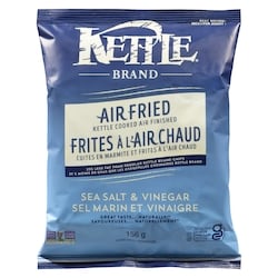Kettle Potato Chips Sea Salt & Vinegar 156 g, $2.24/100g