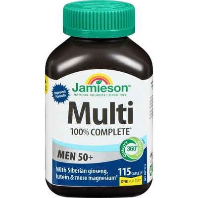 Jamieson Multi 100% Complete Men 50+ 115 ea, $0.21/1ea