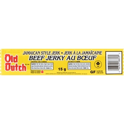 Old Dutch Jerky au bœuf jerk à la jamaïcaine 15 g, 13,27 $/100g