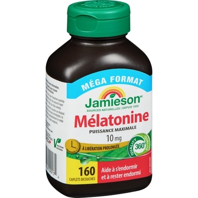 Mélatonine puissance maximale 10 mg méga format