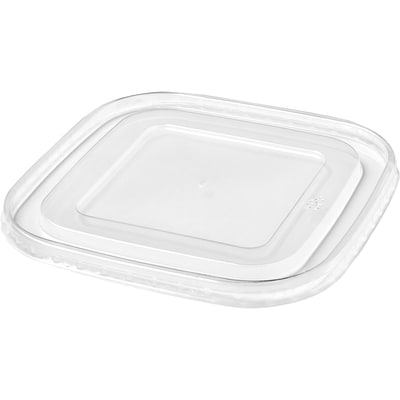 null Couvercles PP Pour 32-44oz Bols Carrés En Bambou 50 ea, 0,22 $/1ch