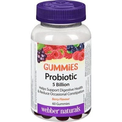 Webber Naturals Probiotic 5 Billion Berry Flavour 60 ea, $0.46/1ea