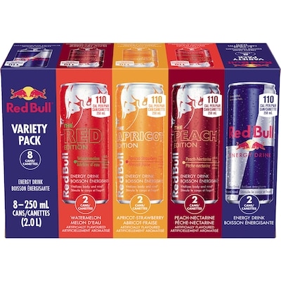 Red Bull Energy Drink Variety Pack 8x250.0 ml, $0.90/100ml
