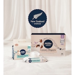 Millie Moon Luxury Diapers 35+Lbs Unisex 88 ea Real Canadian