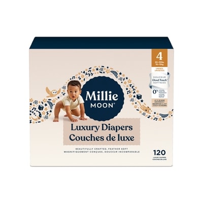 Millie Moon Couches de luxe 4 22-33lbs Unisexe 120 ea, 0,33 $/1ch