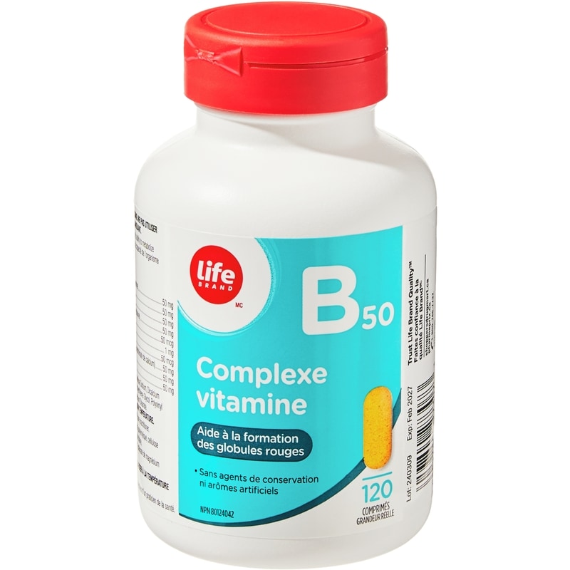 Vitamin B50 Complex 120 Tablets