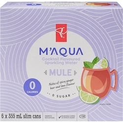 President's Choice M'AQUA Mule Cocktail Flavoured Sparkling Water 6x355.0 ml, $0.23/100ml