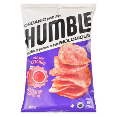 Humble Ketchup Chips Organic 135 g, $3.70/100g