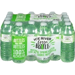 Ice River Springs Natural Spring Water 24x500.0 ml, $0.05/100ml