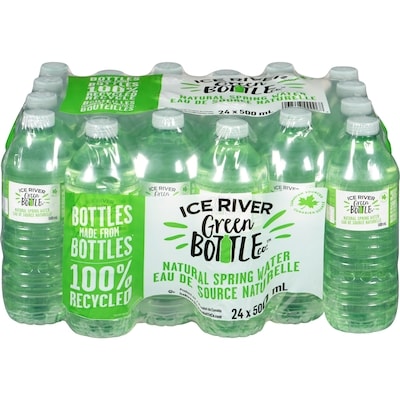 Ice River Springs Eau de source naturelle 24x500.0 ml, 0,05 $/100ml