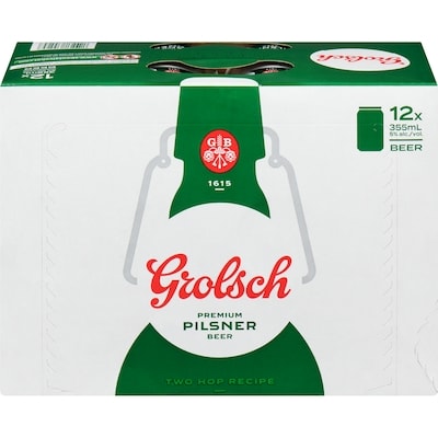 Grolsch Premium Pilsner Beer (ID required at pick-up) 12x355.0 ml, $0.49/100ml