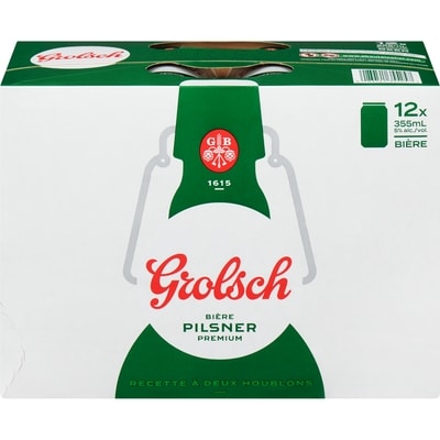 Grolsch Bière Pilsner Premium (Pièce d’identité requise au moment du ramassage) 12x355.0 ml, 0,49 $/100ml