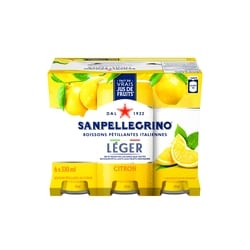 SanPellegrino Léger au citron, boisson pétillante aux fruits 6x330.0 ml, 0,38 $/100ml