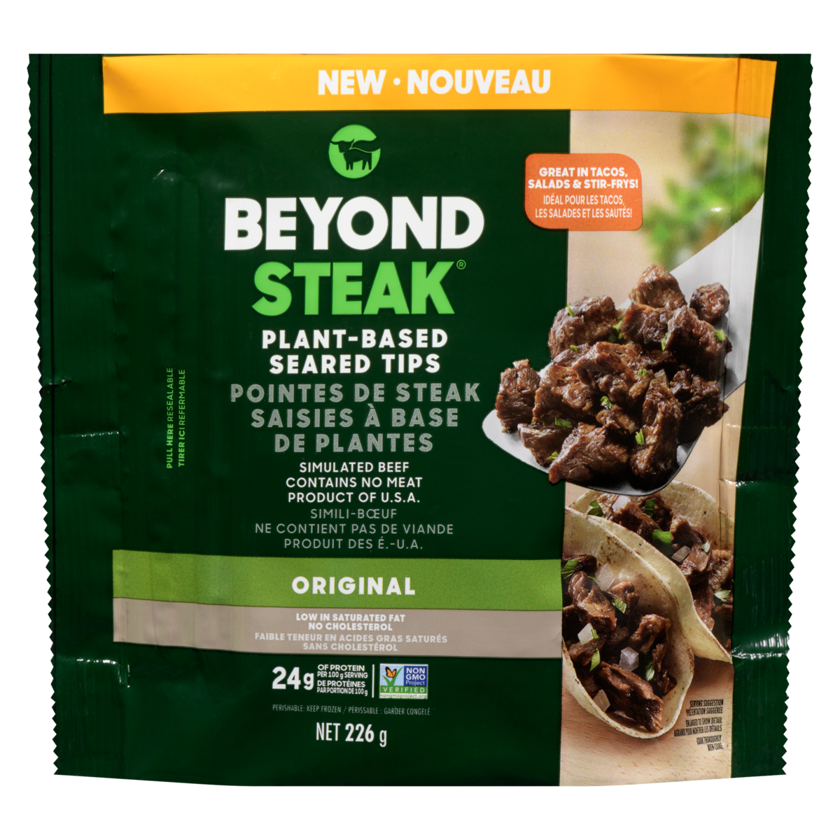 Beyond Meat Plant-Based Seared Steak Tips