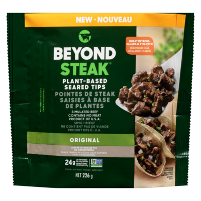 Beyond Meat Plant-Based Seared Steak Tips 226 g, $4.86/100g
