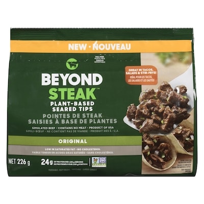 Beyond Meat Plant-Based Seared Steak Tips 226 g, $4.87/100g