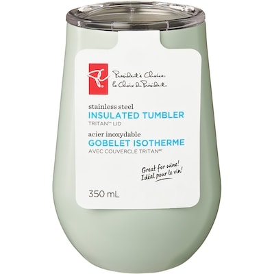 President's Choice Stainless Steel Insulated Tumbler - Sage 1 ea, $6.00/1ea