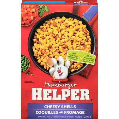 Betty Crocker Hamburger Helper Pasta Kit Cheesy Shells 166 g, $2.10/100g