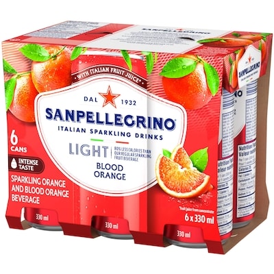 Light Blood Orange, Sparkling Fruit Beverage