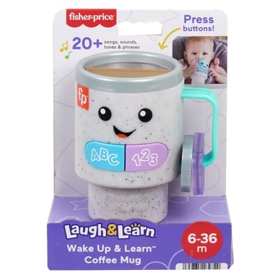 Fisher Price Laugh & Learn Wake Up & Learn Coffee Mug 1 ea, $17.99/1ea