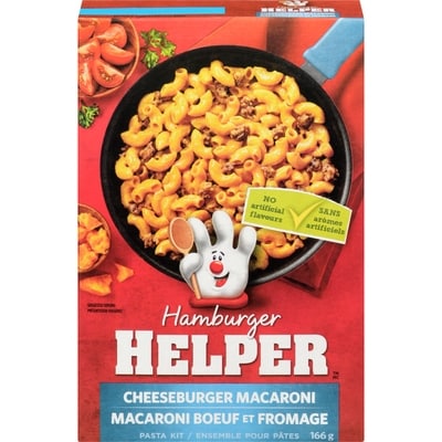 Betty Crocker Ensemble pour pâtes macaroni boeuf et fromage Hamburger Helper  166 g, 2,10 $/100g