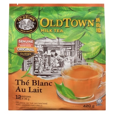 Old Town Mélange de thé instantané avec arômes naturels thé blanc au lait 480 g, 2,08 $/100g