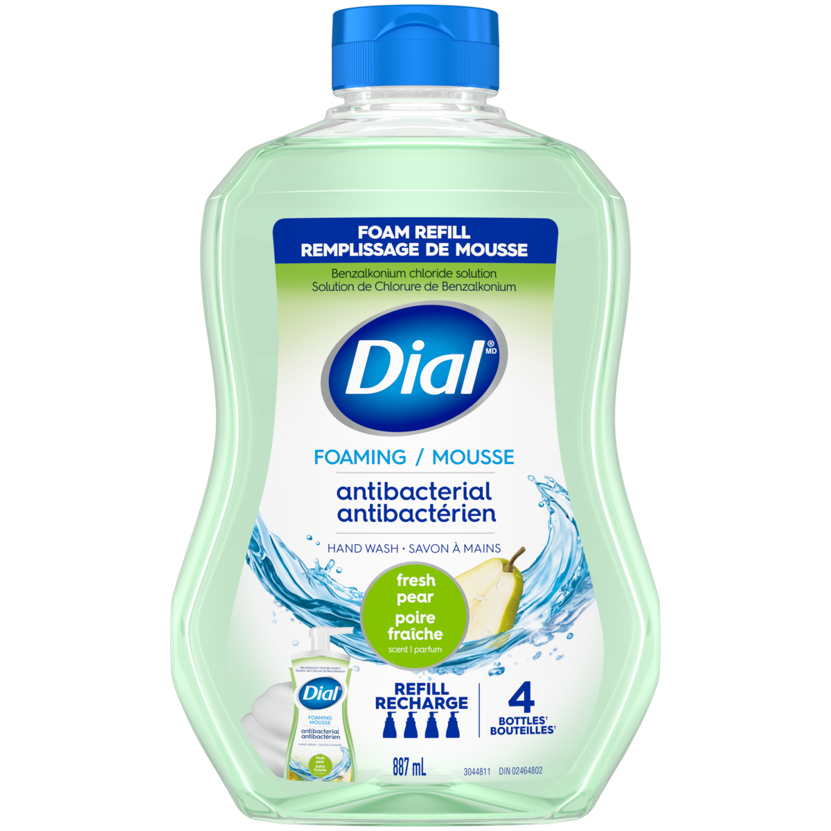 Dial Antibacterial Foaming Hand Wash Refill, Fresh Pear 887 ml, $0.73/100ml