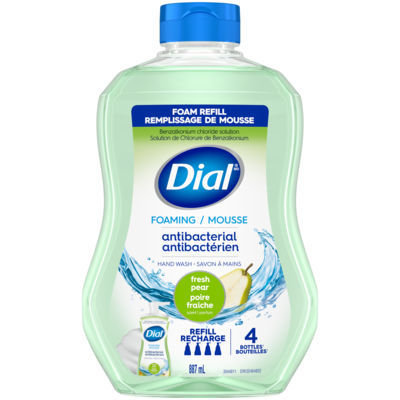 Dial Antibacterial Foaming Hand Wash Refill, Fresh Pear 887 ml, $0.96/100ml