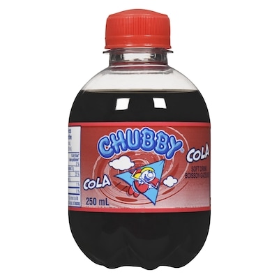 Chubby Soft Drink Cola 250 ml, $0.28/100ml