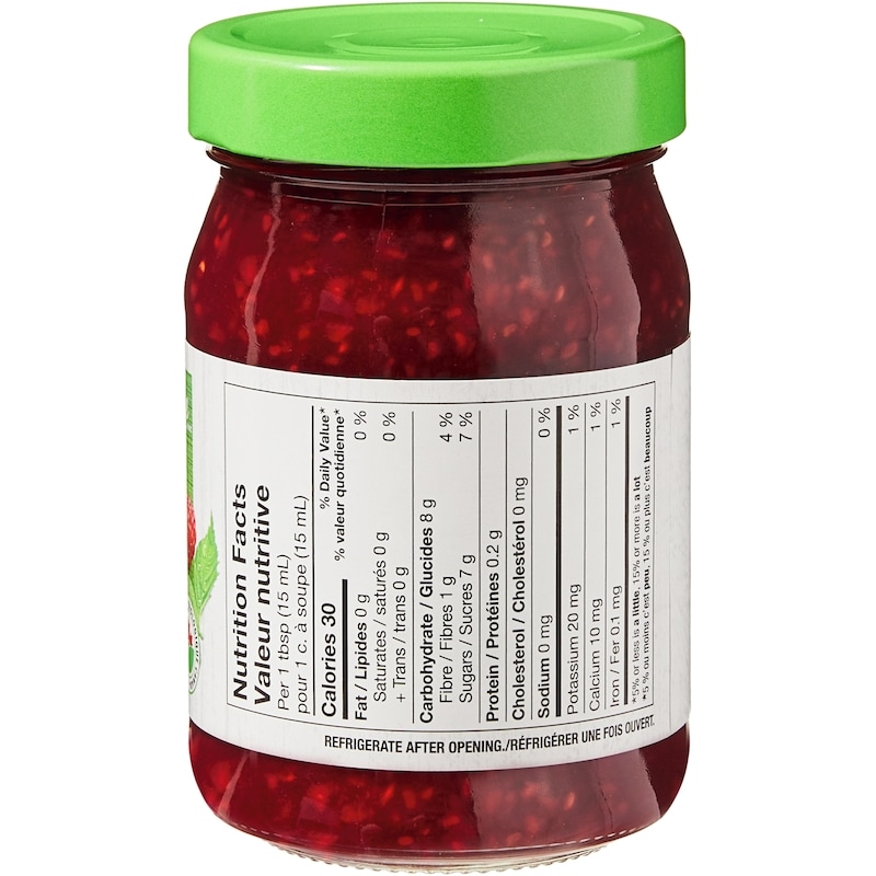 Organics Raspberry Fruit Spread