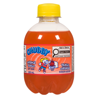 Chubby Soft Drink Orango Tango 250 ml, $0.32/100ml