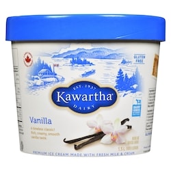 Kawartha Premium Ice Cream Made With Fresh Milk & Cream Vanilla