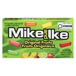 Mike & Ike Chewy Assorted Fruit Flavoured Candies Original Fruits