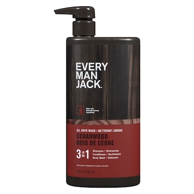 Every Man Jack 3 In 1 All Over Wash Cedarwood 852 ml, $1.88/100ml