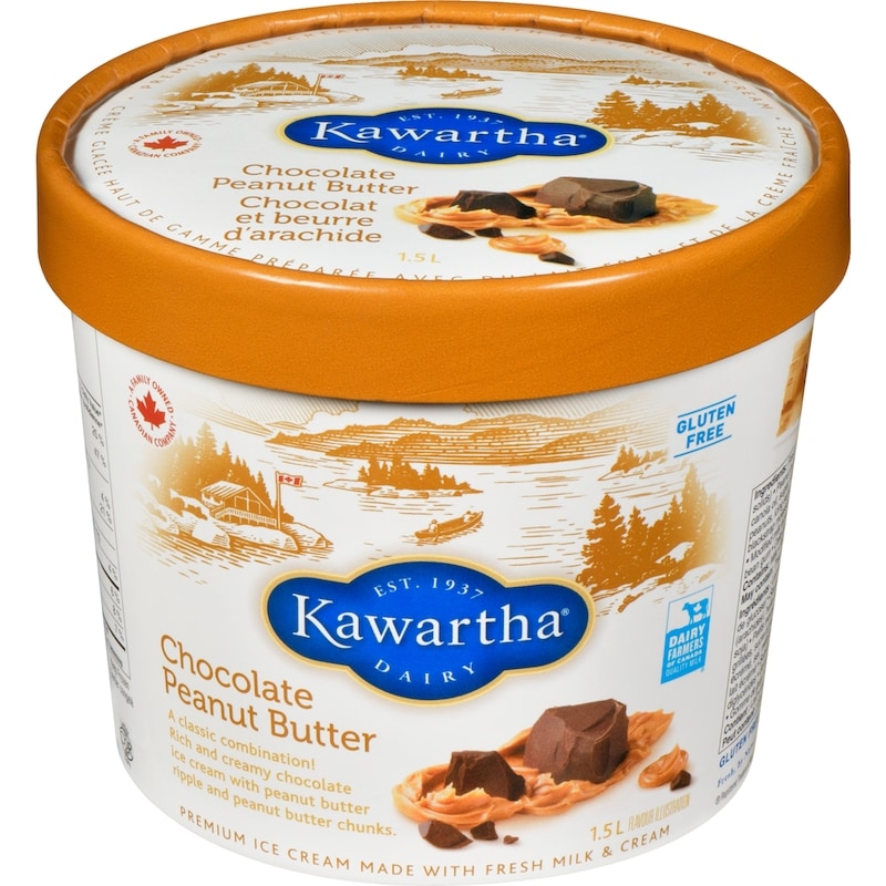 Premium Ice Cream Made With Fresh Milk & Cream Chocolate Peanut Butter
