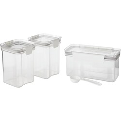 Greentainer Lot De 3 Boîtes De Rangement Empilables Pour