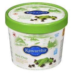 Kawartha Premium Ice Cream Made With Fresh Milk & Cream Mint Chip