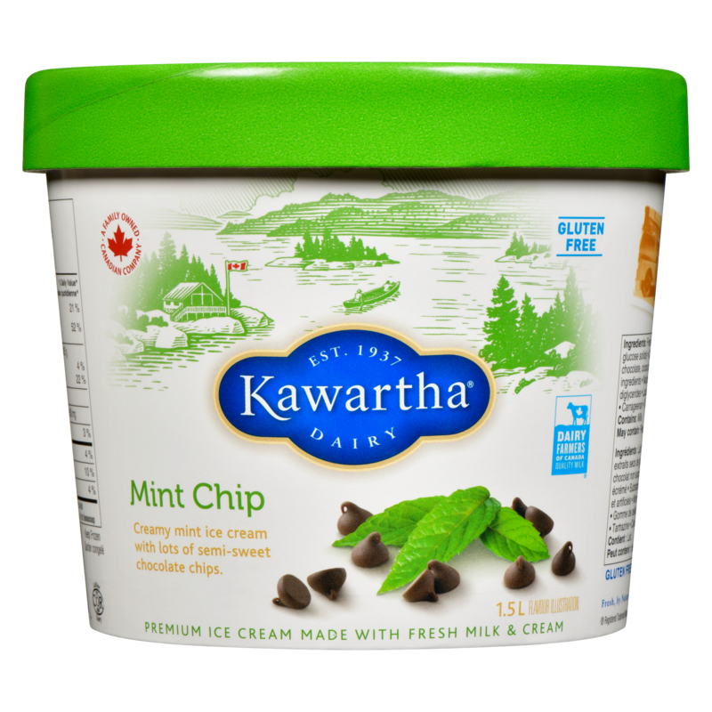 Premium Ice Cream Made With Fresh Milk & Cream Mint Chip