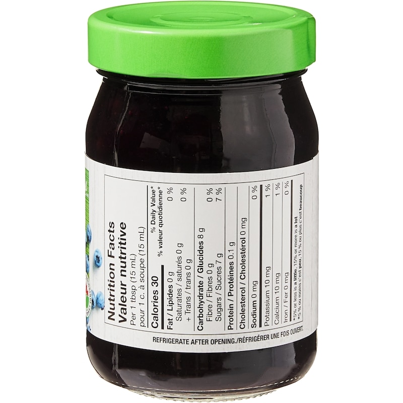 Organics Wild Blueberry Fruit Spread