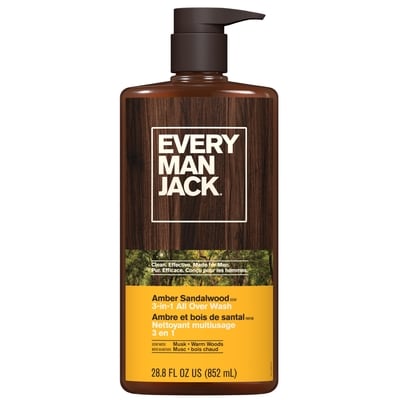 Every Man Jack All Over Wash, Sandalwood Teak 852 ml, $1.94/100ml
