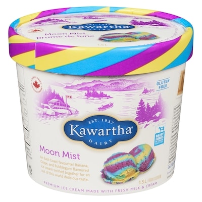 Kawartha Premium Ice Cream Made With Fresh Milk & Cream Moon Mist 1.5 l, $0.67/100ml